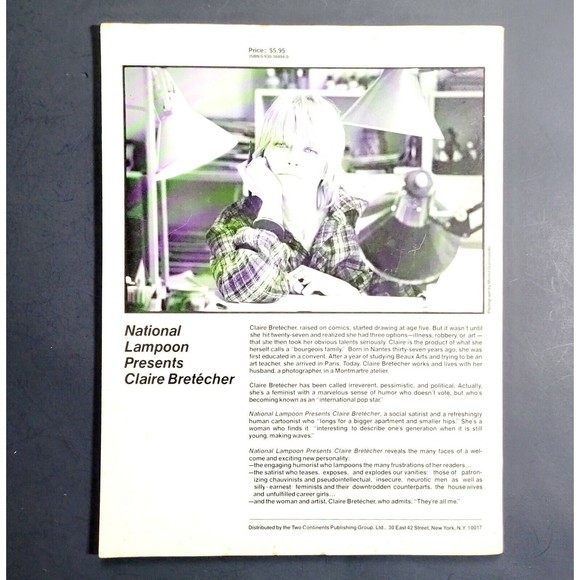 National Lampoon Presents Claire Bretecher First Edition 1978 Humor Comedy GUC ! - Picture 6 of 7